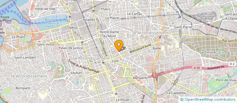 localisation de l'entreprise MADAME ANNE BARDIZBANIAN  MARSEILLE