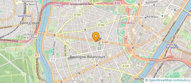 localisation de l'entreprise MADAME ANNE BAREIRE DE SAINT PAULET à BOULOGNE-BILLANCOURT