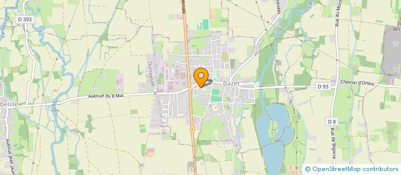 localisation de l'entreprise MADAME ANNE BARILLARI  BAZET