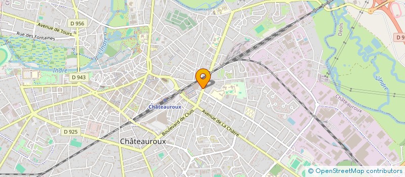 localisation de l'entreprise MADAME ANNE BARNABE à CHATEAUROUX