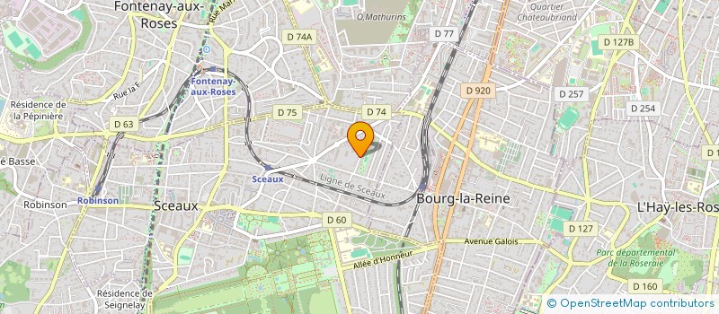 localisation de l'entreprise MADAME ANNE BARRAGAN à SCEAUX