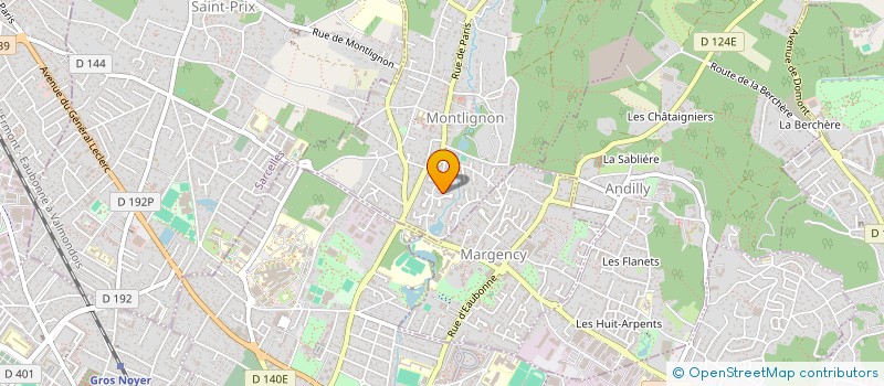 localisation de l'entreprise MADAME ANNE BARRAL  MONTLIGNON