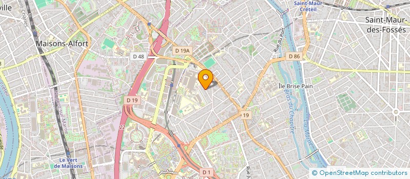 localisation de l'entreprise MADAME ANNE BARRAQUE-CURIE  CRETEIL