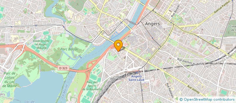 localisation de l'entreprise MADAME ANNE BARRAULT  ANGERS