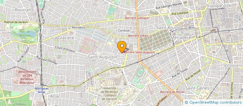 localisation de l'entreprise MADAME ANNE BARRIER  BORDEAUX