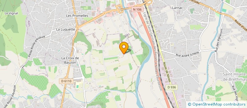 localisation de l'entreprise MADAME ANNE BARTHELEMY à SAINT-CHRISTOL-LEZ-ALES
