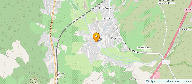 localisation de l'entreprise MADAME ANNE BARTHELEMY à LE LUC