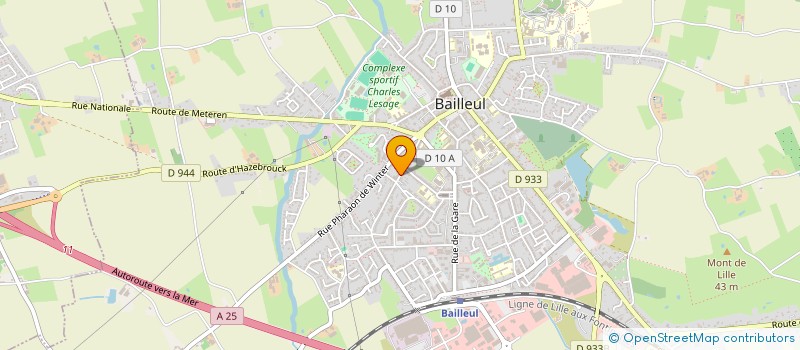 localisation de l'entreprise MADAME ANNE BATAILLE à BAILLEUL