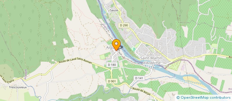 localisation de l'entreprise MADAME ANNE BATAILLER  LE GARN