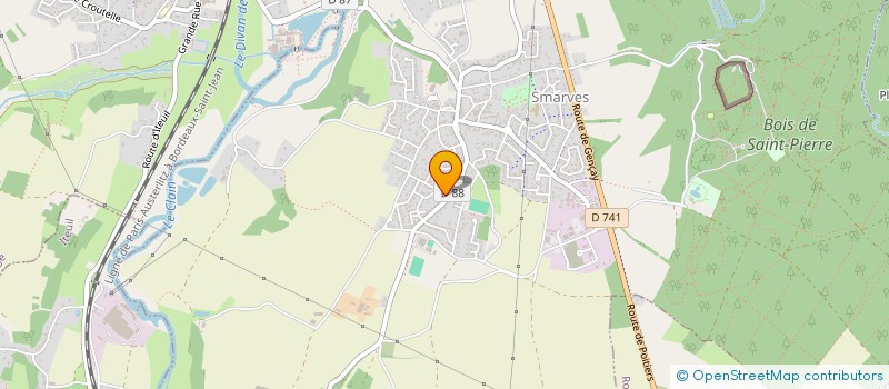 localisation de l'entreprise MADAME ANNE BATY  SMARVES