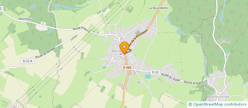 localisation de l'entreprise MADAME ANNE BAUCHOT à RENWEZ