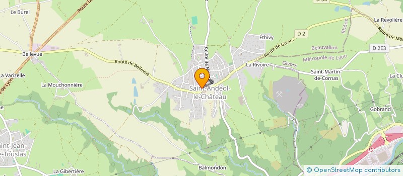 localisation de l'entreprise MADAME ANNE BAUDRAND à SAINT-ROMAIN-EN-GIER