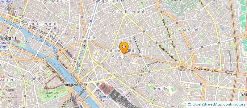 localisation de l'entreprise MADAME ANNE BAUDRY  PARIS 11