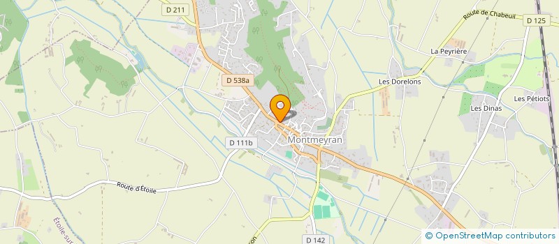 localisation de l'entreprise MADAME ANNE BAUDY à MONTMEYRAN