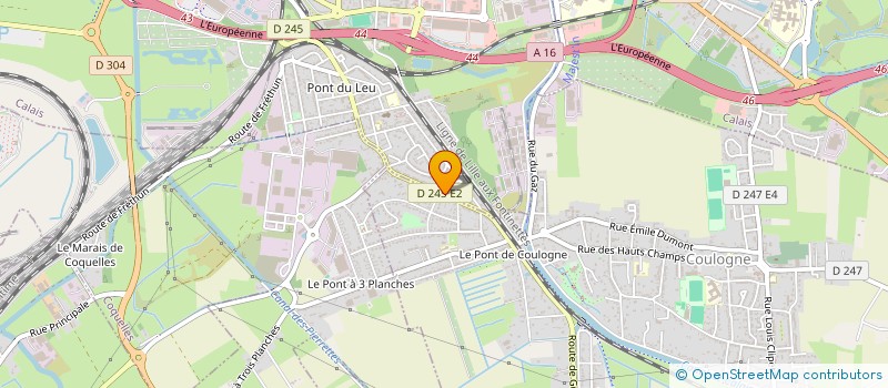 localisation de l'entreprise MADAME ANNE BAUGARD  CALAIS