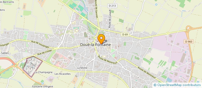 localisation de l'entreprise MADAME ANNE BAUMONT  DOUE-EN-ANJOU