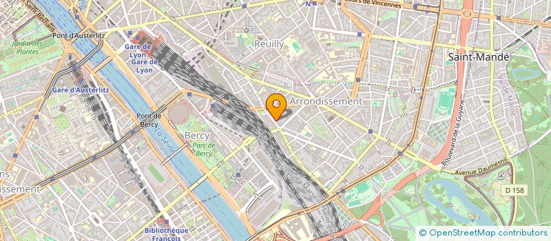 localisation de l'entreprise MADAME ANNE BAUVY  PARIS