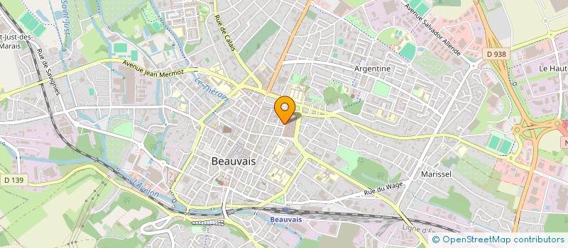 localisation de l'entreprise MADAME ANNE BEATRICE DI CICCO  BEAUVAIS