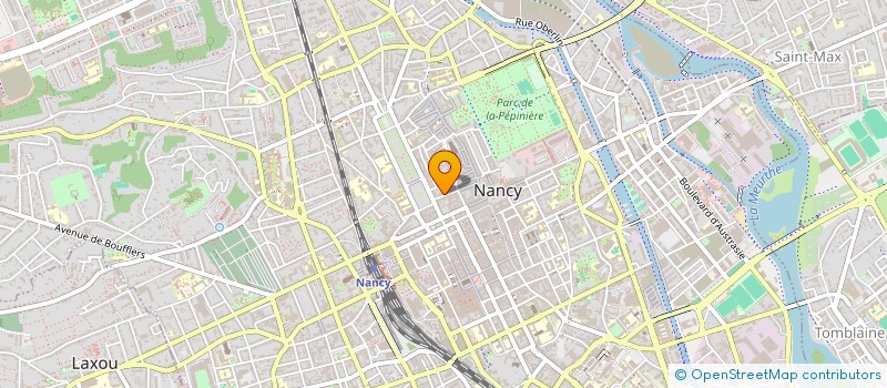 localisation de l'entreprise MADAME ANNE-BEATRICE LECLERC  NANCY