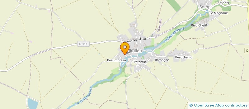 localisation de l'entreprise MADAME ANNE BEAUCHAMP à CHEF-BOUTONNE