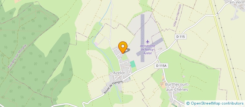 localisation de l'entreprise MADAME ANNE BEAUDIOT  AZELOT