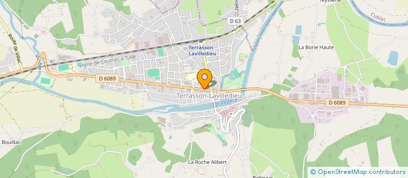 localisation de l'entreprise MADAME ANNE BEAUFILS  TERRASSON-LAVILLEDIEU