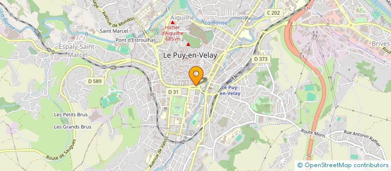localisation de l'entreprise MADAME ANNE BEAUVIALA  LE PUY-EN-VELAY