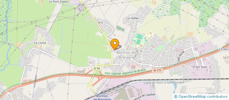 localisation de l'entreprise MADAME ANNE BEGOT  MONTOIR-DE-BRETAGNE