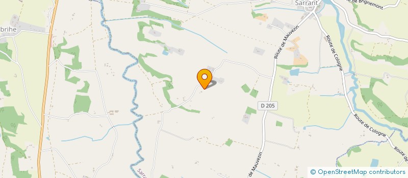 localisation de l'entreprise MADAME ANNE BEHAR  SARRANT