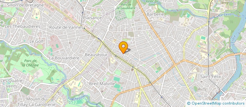 localisation de l'entreprise MADAME ANNE BELLENGIER à NANTES