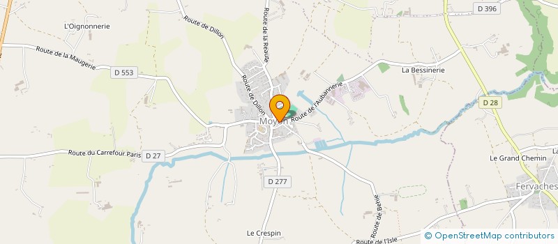 localisation de l'entreprise MADAME ANNE BELLIARD  MOYON VILLAGES