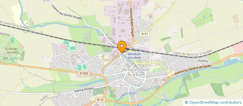 localisation de l'entreprise MADAME ANNE BEN  VERNEUIL D'AVRE ET D'ITON