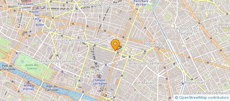 localisation de l'entreprise MADAME ANNE BENARD  PARIS