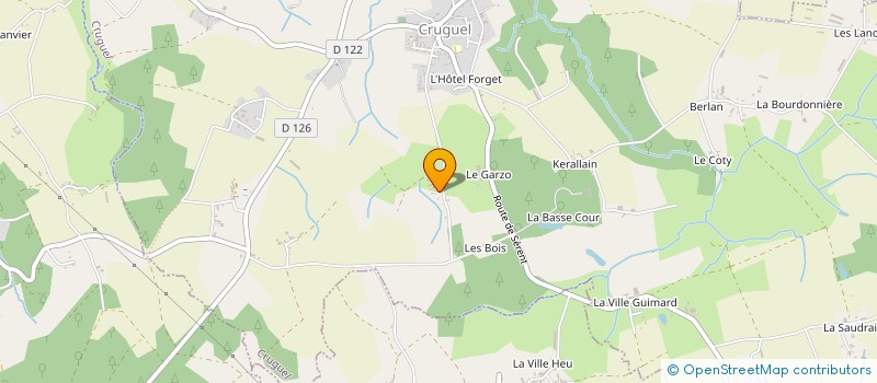 localisation de l'entreprise MADAME ANNE BENARD à CRUGUEL