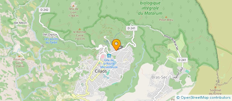 localisation de l'entreprise MADAME ANNE BENARD à CILAOS