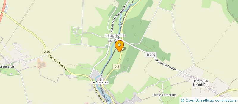 localisation de l'entreprise MADAME ANNE-BENEDICTE LE FILLEUL DES GUERROTS  HEUGLEVILLE-SUR-SCIE