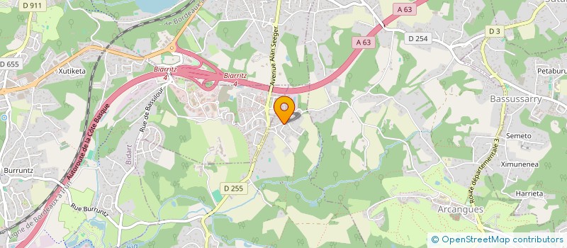 localisation de l'entreprise MADAME ANNE BENOIST  ARBONNE