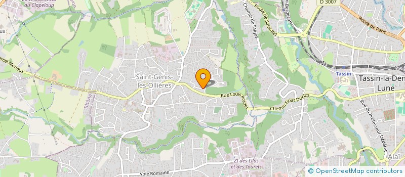 localisation de l'entreprise MADAME ANNE BENOIST  SAINT-GENIS-LES-OLLIERES