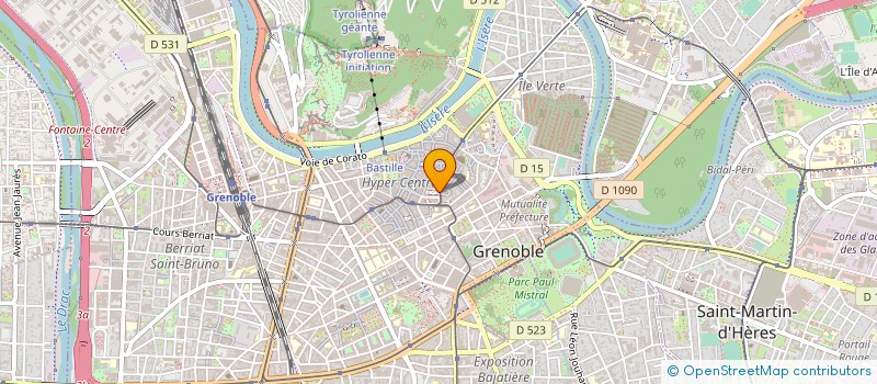 localisation de l'entreprise MADAME ANNE BERANGER à GRENOBLE