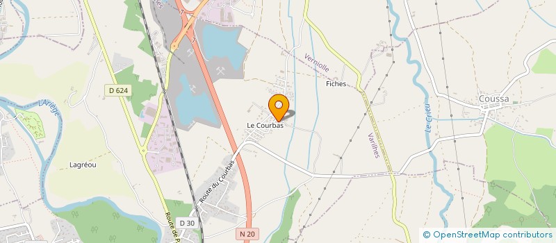 localisation de l'entreprise MADAME ANNE BERARD à VARILHES