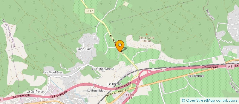 localisation de l'entreprise MADAME ANNE BERARD à LE CANNET DES MAURES