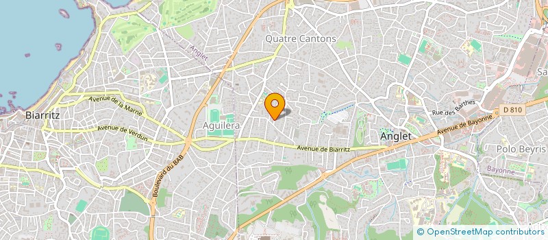 localisation de l'entreprise MADAME ANNE-BERENGERE ODIN  ANGLET