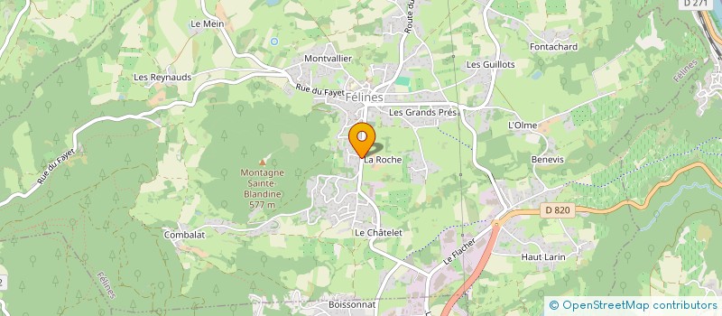 localisation de l'entreprise MADAME ANNE BERGERON  VINZIEUX