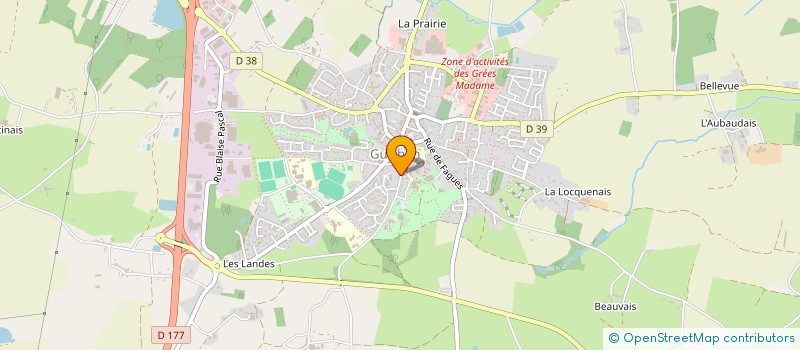 localisation de l'entreprise MADAME ANNE-BERNADETTE PERRIN à GUICHEN