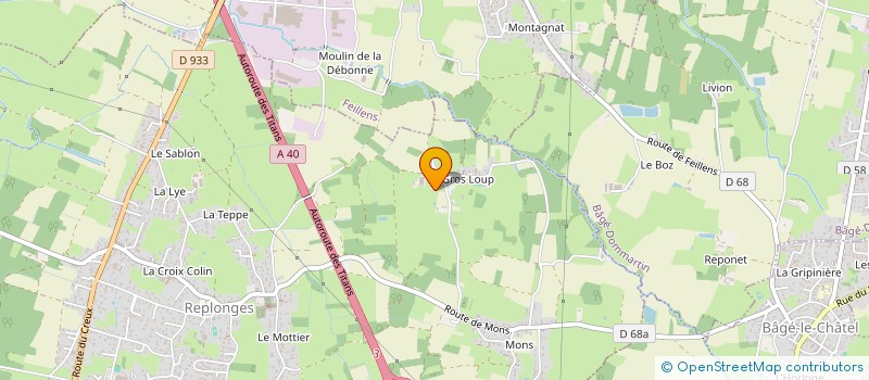 localisation de l'entreprise MADAME ANNE BERNARD  BONNAY-SAINT-YTHAIRE