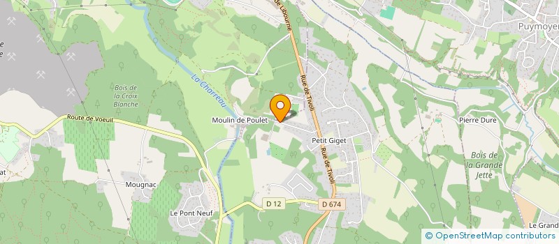 localisation de l'entreprise MADAME ANNE BERNARD à VŒUIL-ET-GIGET