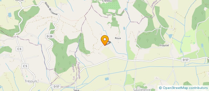 localisation de l'entreprise MADAME ANNE BERNARD  SAUVETERRE