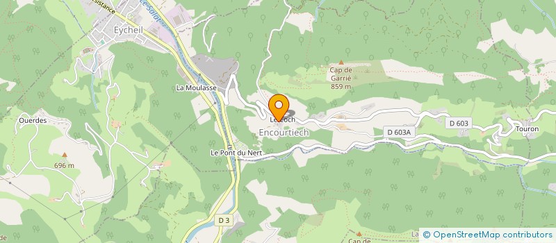 localisation de l'entreprise MADAME ANNE BERNE à ENCOURTIECH