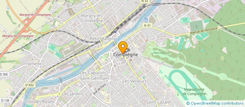 localisation de l'entreprise MADAME ANNE BERSON à COMPIEGNE