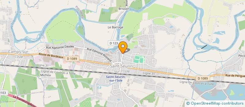 localisation de l'entreprise MADAME ANNE BERTHOME  SAINT-SEURIN-SUR-L'ISLE